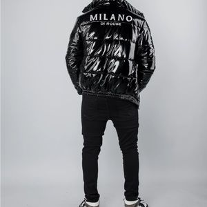 Milano lightly warn puff coat